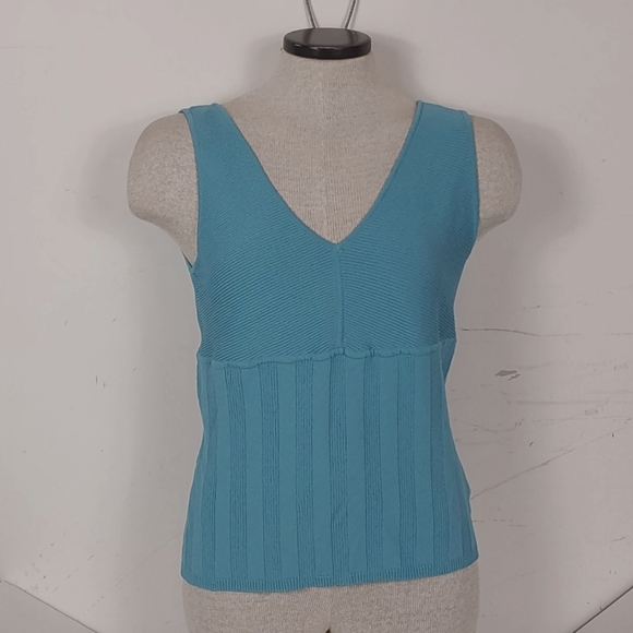 Evane Tops - Evan Picone Sleeveless Top size L Turquoise (F)